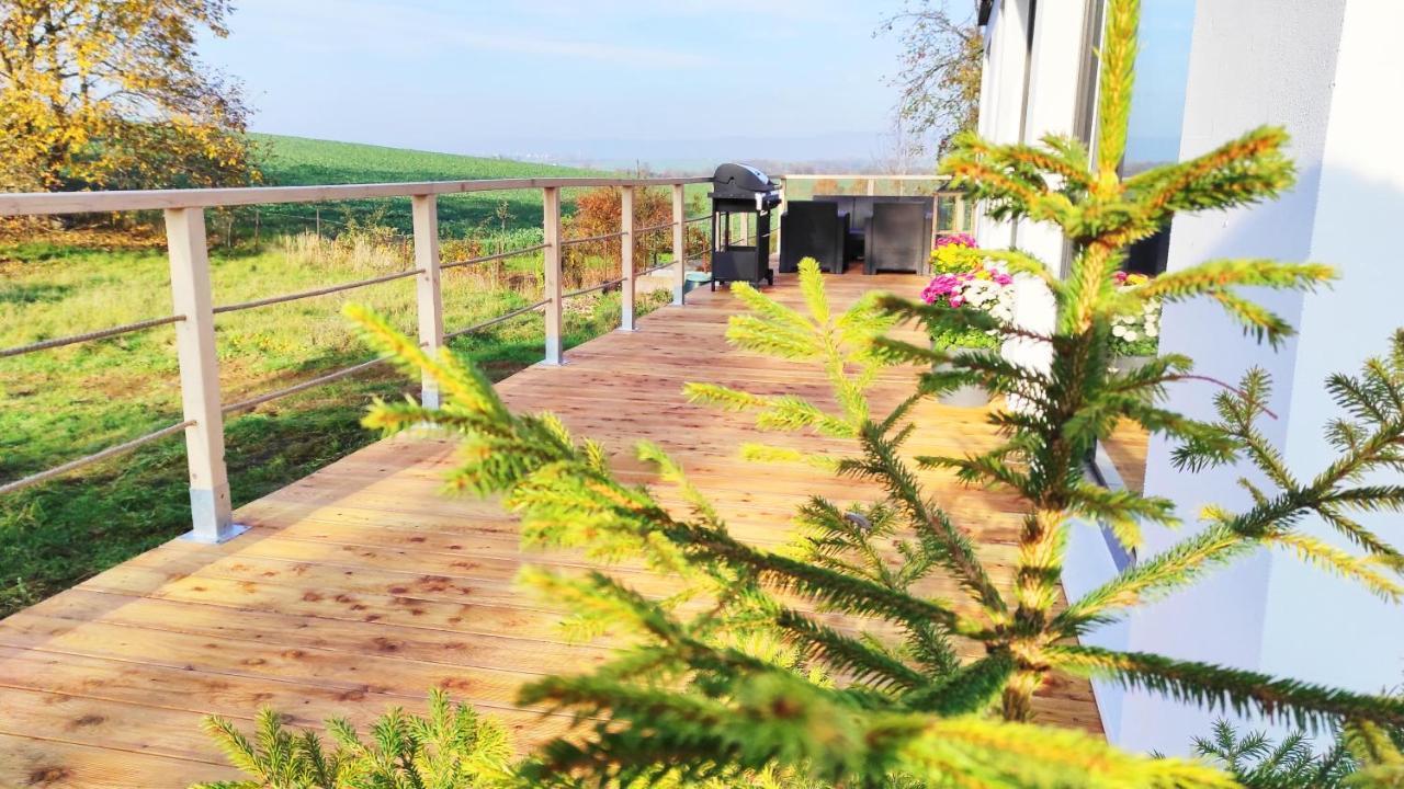 Tršice Ranch 66 - Moderni Tiny House Black Swallow Ve Stylu Route 66 Se Saunou A Bazenem מראה חיצוני תמונה